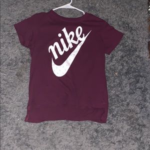 Purple nike shirt